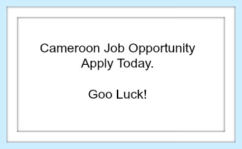 Cameroon jobs