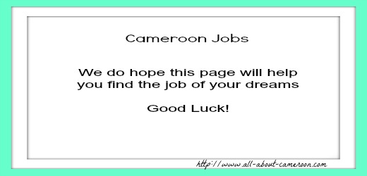 Cameroon jobs