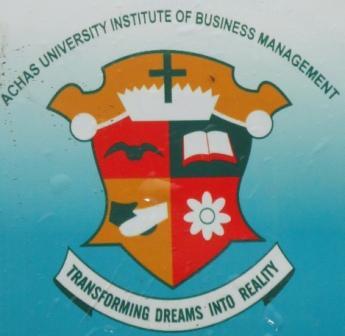 ACHAS UNIVERSITY INSTITUTE OF SUSTAINABLE TOURISM, HOSPITALITY AND BUSINESS MANAGEMENT 