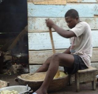 Cameroon Food Collection: Achu Preparation