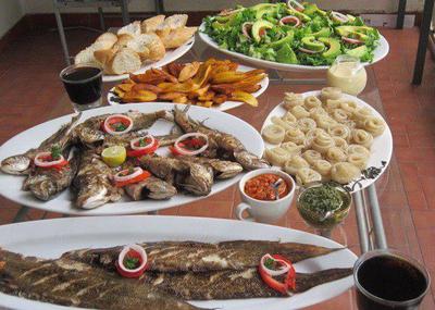 Some varieties. A common way food is presented at parties and celebrations